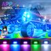 Luci di profondità multicolor per camion, 4/6/8/10/12 moduli, controllo app, kit luci fuoristrada 12V per Jeep UTV SUV ATV RZR_voghion.com