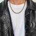 Men’s Titanium Steel Cuban Link Chain – Luxury Minimalist Necklace For Men, Hip-Hop Streetwear, Adjustable Choker & Bracelet Set_voghion.com