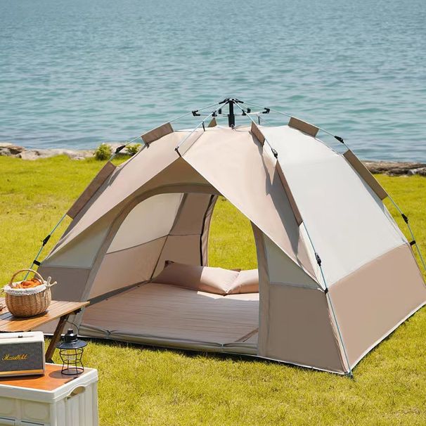 Automatisches Schnellaufbauzelt – Tragbares Pop-up-Zelt mit Sonnen- und Regenschutz für Outdoor-Camping_voghion.com
