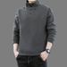 Herrenbekleidung Winter Plus Samt Verdickter Modischer Stehkragenpullover Lockerer Großer Warmer Jogginghosenanzug_voghion.com