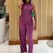 Women's Clothing Fashion Sleeveless Tops Wide Leg Trousers Two Piece Suits For Women_voghion.com