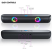 Long Strip RGB Luminous Bluetooth B320 Game Home Stereo 3D High Quality TypeC Speaker_voghion.com