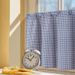 Cafe Curtains - Poly Cotton Blend Semi Sheer Door Curtain With Tension Rod, 6 Colors & 9 Sizes For Kitchen, Bedroom, Living Room_voghion.com