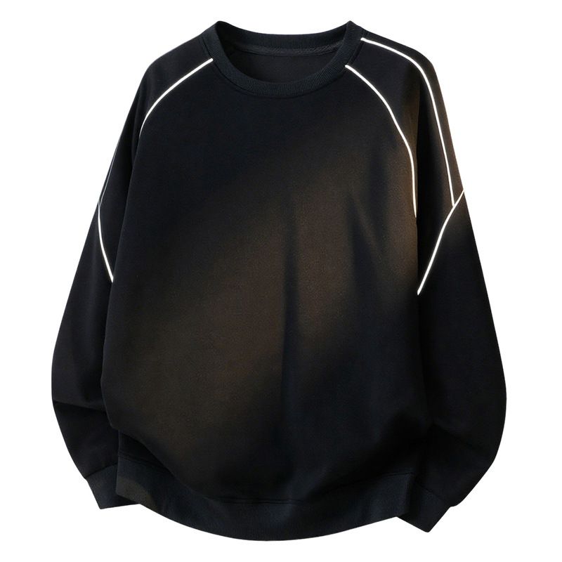 Men's Oversized Hoodie & Jogger Set, Cotton-Polyester Casual Two-Piece Outfit For Spring/Fall, Streetwear Lounge & Gym Pants_voghion.com