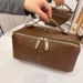 New Large Capacity High Aesthetic Travel Portable Cosmetic Organizer Crocodile Pattern Unisex Makeup Bag_voghion.com