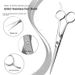 Tondeuses de coiffure, ciseaux à franges effilées, outils de coupe de cheveux pour bébé à usage domestique, ciseaux plats en acier inoxydable_voghion.com
