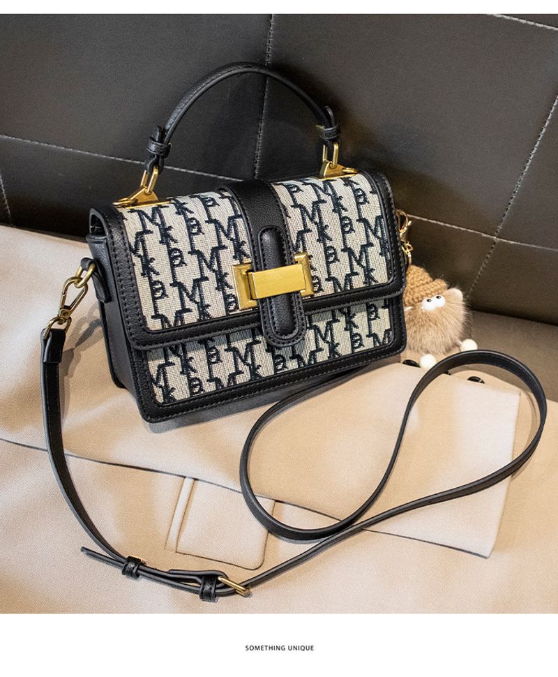 New autumn and winter high-end texture handheld small square bag original design embroidered one-shoulder cross-body bag women_voghion.com