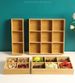 Serving Tray 1pc Bamboo Hotpot Nine compartments Tea set Snack tray BBQ Side dish platter Three-six-nine compartments Vegetable Tray_voghion.com