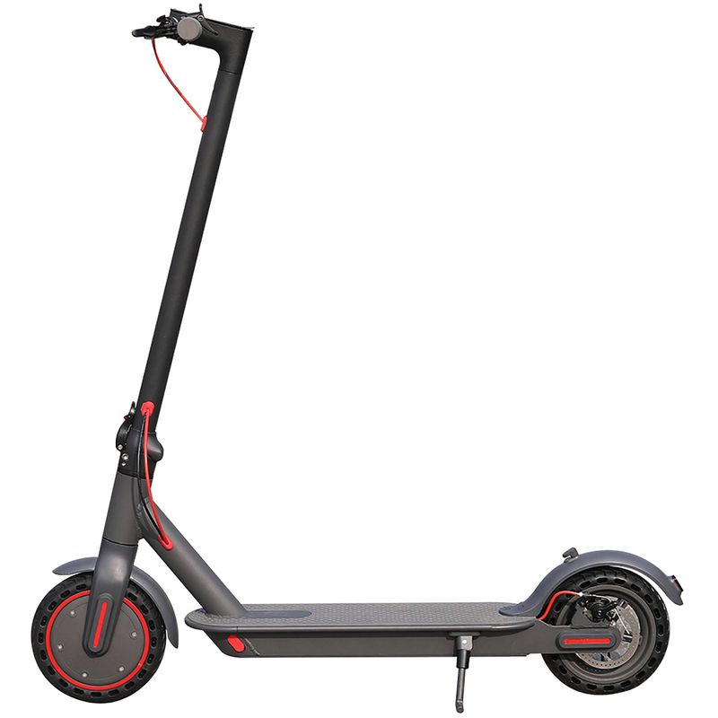 Patinete eléctrico para adultos, 31 km/h, motor de 350 W, alcance máximo de 25 km, con aplicación inteligente, plegable, resistente al agua_voghion.com