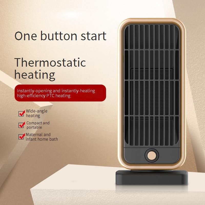 Riscaldatore in ceramica PTC da 500 W con telecomando, riscaldamento rapido e protezione dal surriscaldamento per uso domestico, ufficio, camera da letto_voghion.com