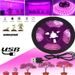 USB LED Plant Grow Light Strip For Indoor Plants, Flexible Full Spectrum Grow Light With 60 LEDs, IP20/IP65 Waterproof, 1/2/3/4/5 Meter Options_voghion.com