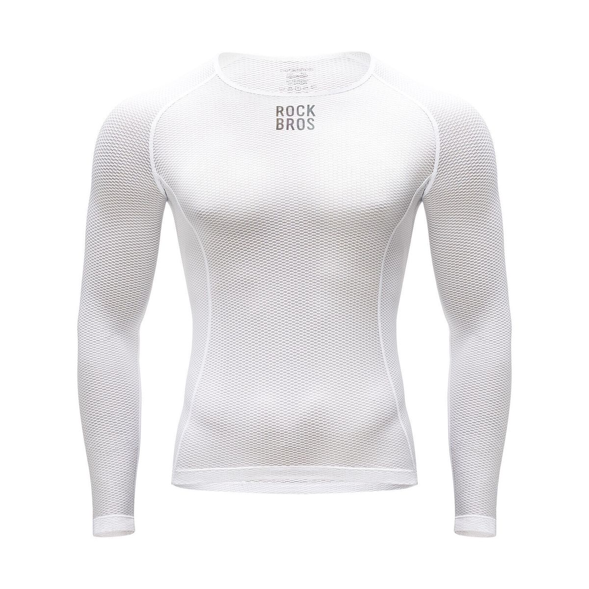 ROCKBROS Maglia a compressione a maniche lunghe da uomo - Maglia sportiva funzionale, taglie dalla XS alla XXL_voghion.com