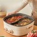 Babystar Mandarin Duck Pot HAY-D60 Multifunctional Integrated Household Electric Hot Pot With Dual Temperature Control And Large_voghion.com