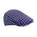 Spring And Summer Street Style Artistic Reversible Painter Hat For Women Plaid Duckbill Cap Face Slimming Beret_voghion.com