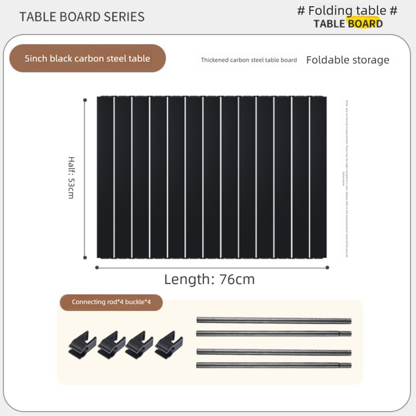 Carrello da campeggio portatile pieghevole per esterni_voghion.com