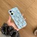 Solid Color Woven Pattern Compatible With IPhone 16 15 Pro Max Phone Case IMD Summer 14 Creative 13 For Women_voghion.com