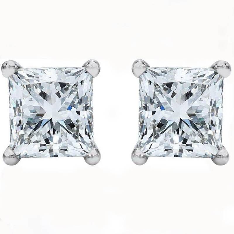 [2025Novo] Brincos masculinos estilo hip hop, brincos de pino quadrados de zircônia da moda, brincos de pino clássicos de cobre banhados a ouro com um único diamante, versáteis_voghion.com