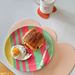 INS Checkerboard Bamboo Fiber Eco-Friendly Anti-Fall Breakfast Western Salad Tableware Dinner Dessert Plate_voghion.com
