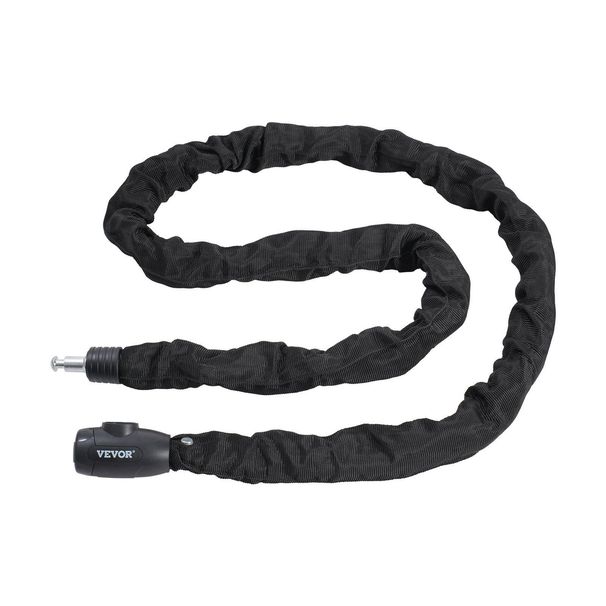VEVOR Bike Chain Lock 5.91FT Heavy Duty Bike Lock Anti-Theft Bicycle Chain Lock 10mm Thicker Bicycle Lock Chain With 4 Keys For E-Bike, Motorcycle_voghion.com