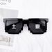 Gafas ActiveGo New Mosaic estilo anime Minecraft personalizadas, gafas de sol pixeladas al por mayor._voghion.com