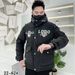 Large designers light luxury men's winter windproof thickened warm brand printing versatile stand-up collar down jacket hooded jacket_voghion.com