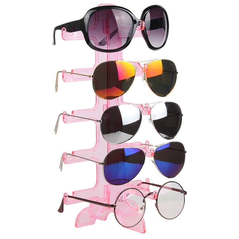 Single row acrylic glasses display stand sunglasses display props sunglasses display stand_voghion.com