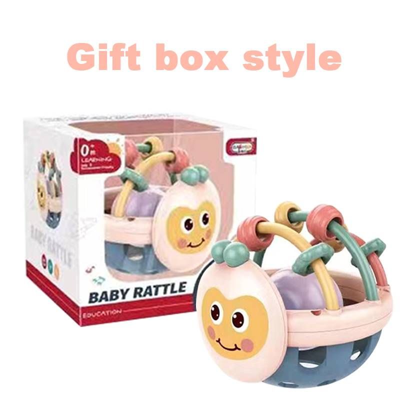 Baby Bee Rattle Ball - Biteable Sensory Toy_voghion.com
