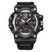 Men's Waterproof Sports Watch With Dual Display, Luminous Hands, And Stopwatch Function – Lightweight & Durable For Outdoor Activities_voghion.com