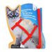 Pet I-Shaped Walking Chain Chest Harness Cat Small Dog Leash_voghion.com