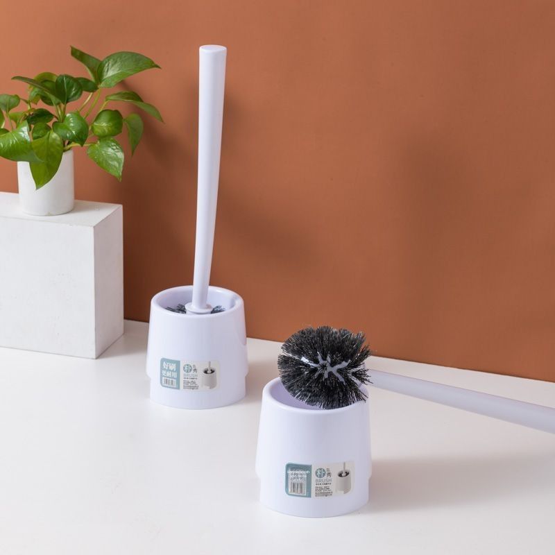Household No Dead Angle Artifact 2025 New Model Bathroom Wall-mounted Toilet Cleaning Brush_voghion.com