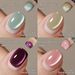 Nail Glue Peach Blossom Glass Bead Cat's Eye Glue New Temperament White Crystal Cat's Eye Nail Polish Set_voghion.com