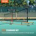 VEVOR Pickleball Net Set, 22FT Regulation Size Portable Pickleball System With Carrying Bag, Balls, And Wheels, Weather Resistant Steady Metal Frame & Strong PE Net, For Outdoor Backyard Driveway_voghion.com