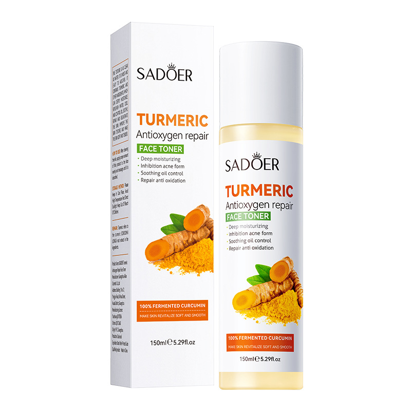 SADOER Turmeric Anti Oxygen Toner And Moisturizing Pore Shrinking Softening Water_voghion.com