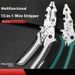 Professional Electrician Wire Stripper - Carbon Steel Blade, Multi-Function Cable Cutter, Durable & Ergonomic For Electrical Wiring & DIY Projects_voghion.com