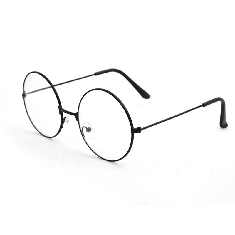 New Arrivals New Arrivals Round Plain Clear Glasses Ultra Light Metal Decoration Transparent Prescription Optical Spectacle Frames Eyewear_voghion.com
