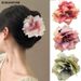 Yeni Üç Boyutlu Zambak Çiçeği Mizaç Kavrama Klipsi Kadın Niş Çiçek Köpekbalığı Klipsi Atmosfer Saç Aksesuarı_voghion.com