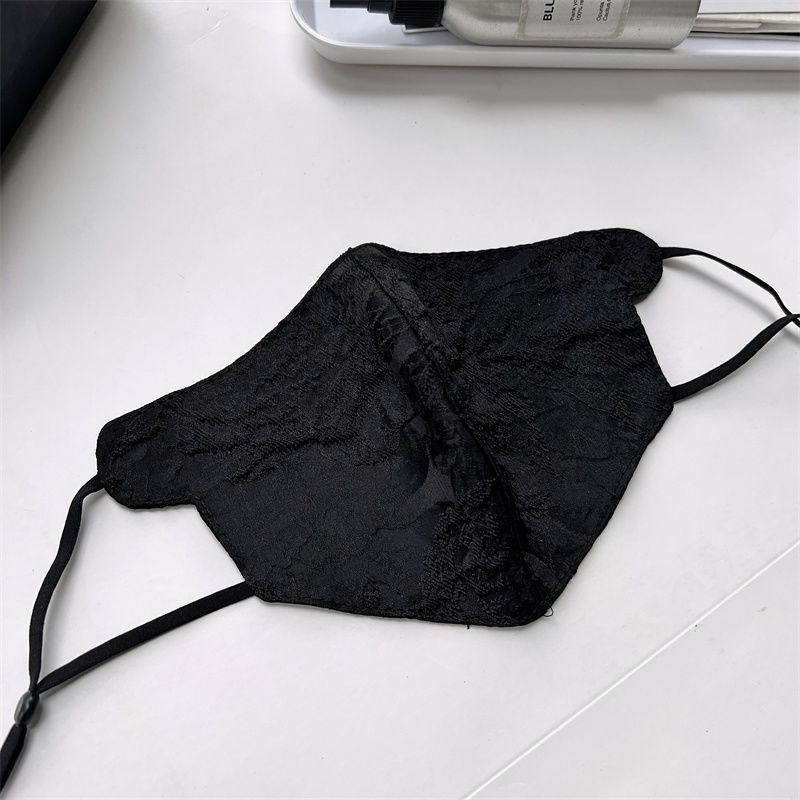 New Fringed Masks Windproof, Dustproof And Sunscreen, Trendy And Fashionable, Washed Masks Show A Small Face_voghion.com
