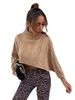 Women's turtleneck pullover sweater autumn and winter cape style small blouse_voghion.com