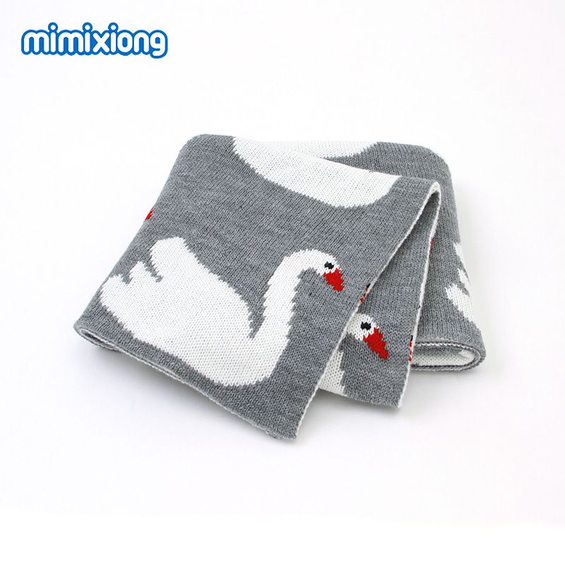 Moeder&Kids Baby gebreide deken met cartoon baby uitgaansdeken_voghion.com