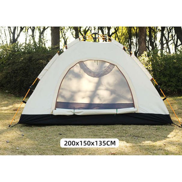 Tent Outdoor Beach Portable Folding Fully Automatic Quick Opening Park Camping Full Set Thickened Rainproof_voghion.com