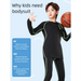 Victoria Traveler Children's Running Autumn Winter Ski Tight Training Fitness Sports Suit Base Layer Quick-Dry 2-Piece_voghion.com