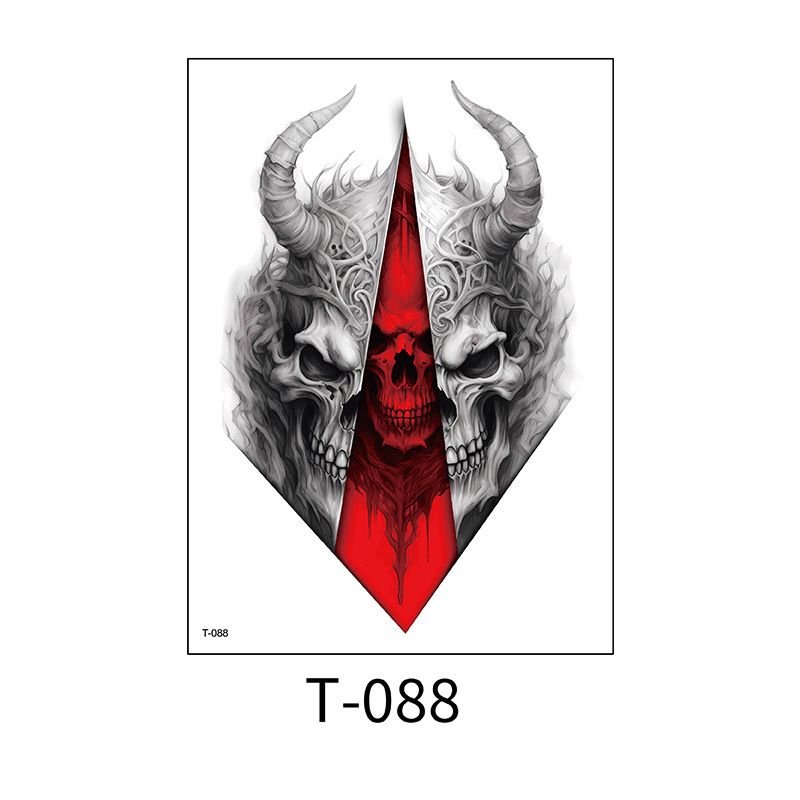 Accesorii tatuaje flori braț tatuaj autocolante nou stil culoare totem tatuaj autocolante impermeabile bărbați și femei autocolante tatuaje temporare de lungă durată_voghion.com