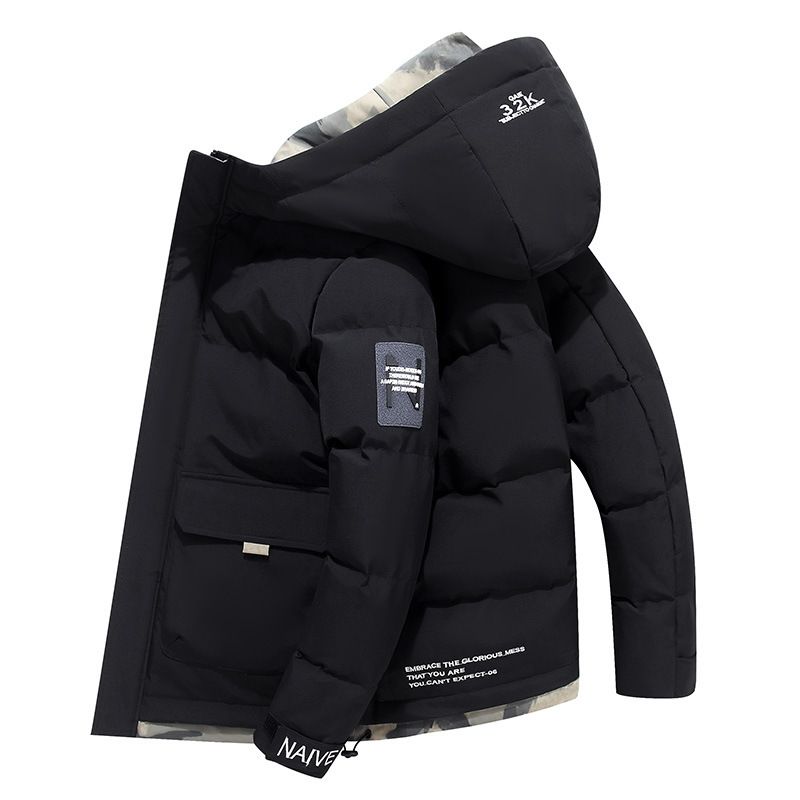 Men's Clothing 2025 New Winter Hooded Padded Jacket Thickened Warm Padded Jacket Fashion Coat Padded Jacket For Men_voghion.com