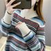 【 Cashmere Family 】 Lockerer und dicker Strickpullover für Damen mit halbhohem Kragen, gestreifter kurzer Wollbasis, Innenschicht_voghion.com