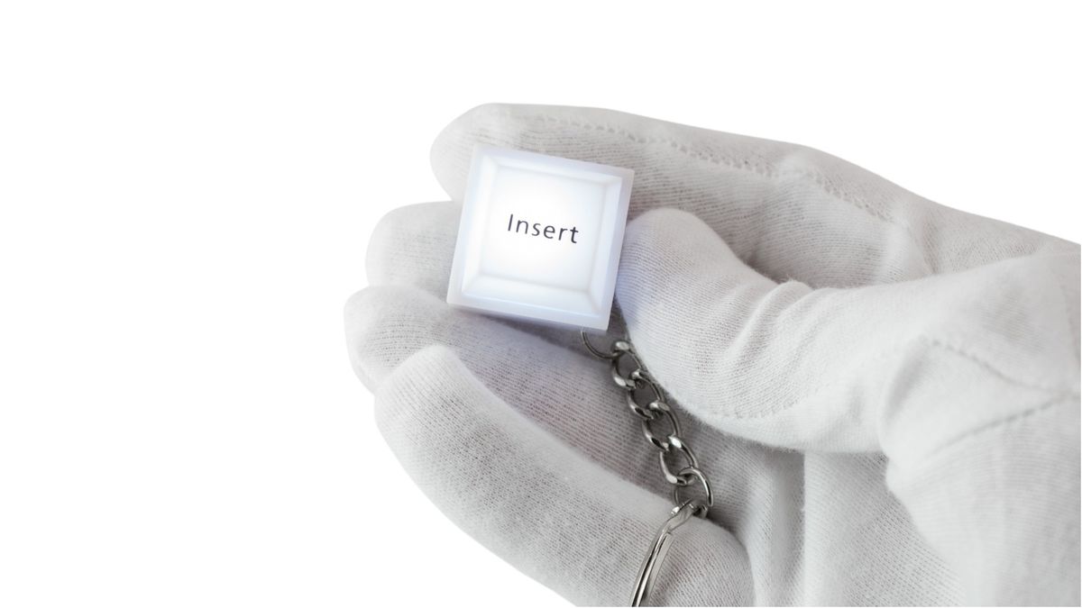 Keyboard Insert on the Go with Light Action LED & Stainless Keychain_voghion.com