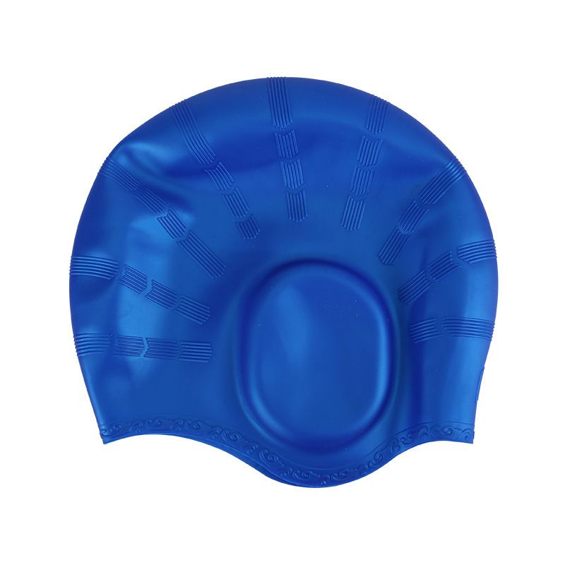 Swimming Cap Silicone Swimming Cap Seamless Ear Protection Waterproof Swimming Cap Ladies Long Hair Cross Border Ear Protection Swimming Cap_voghion.com