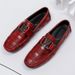 Herren-Slip-On-Loafer – Atmungsaktive Autofahrerschuhe aus echtem Leder mit Gummisohle für Business-Casual-Komfort_voghion.com
