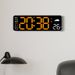 Creative Weather Multifunctional Living Room Wall New Alarm Temperature Display Clock 6656_voghion.com