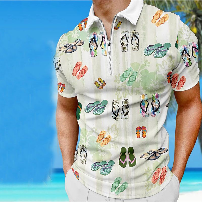 New summer Polo shirt men's short-sleeved Polo shirt men's brand high-quality business casual shirt men's_voghion.com