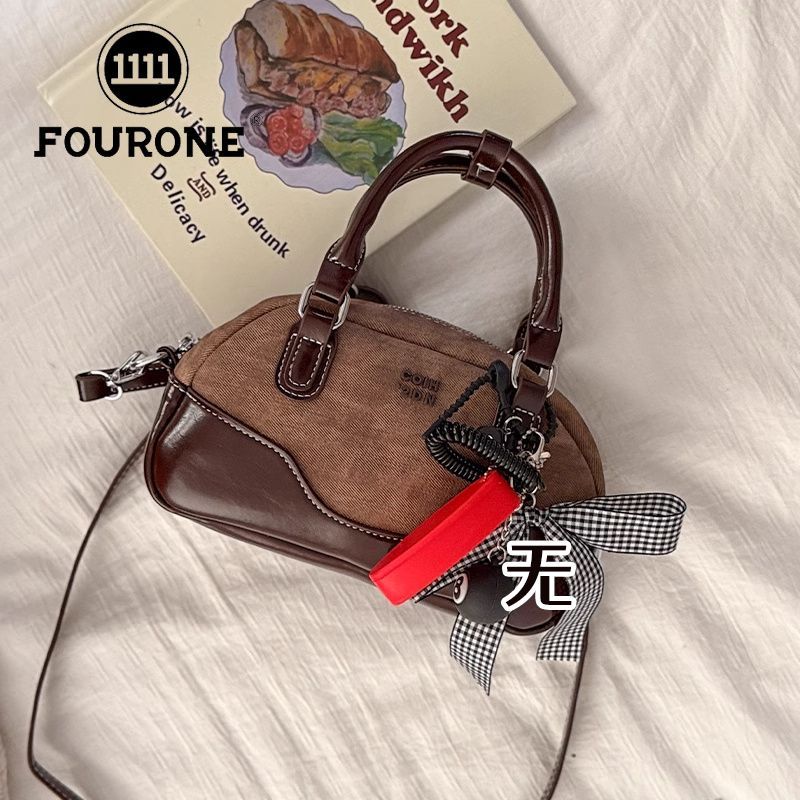 FOUR ONE Korean version crossbody for women's autumn single shoulder handbag with a high-end feel and contrasting color_voghion.com